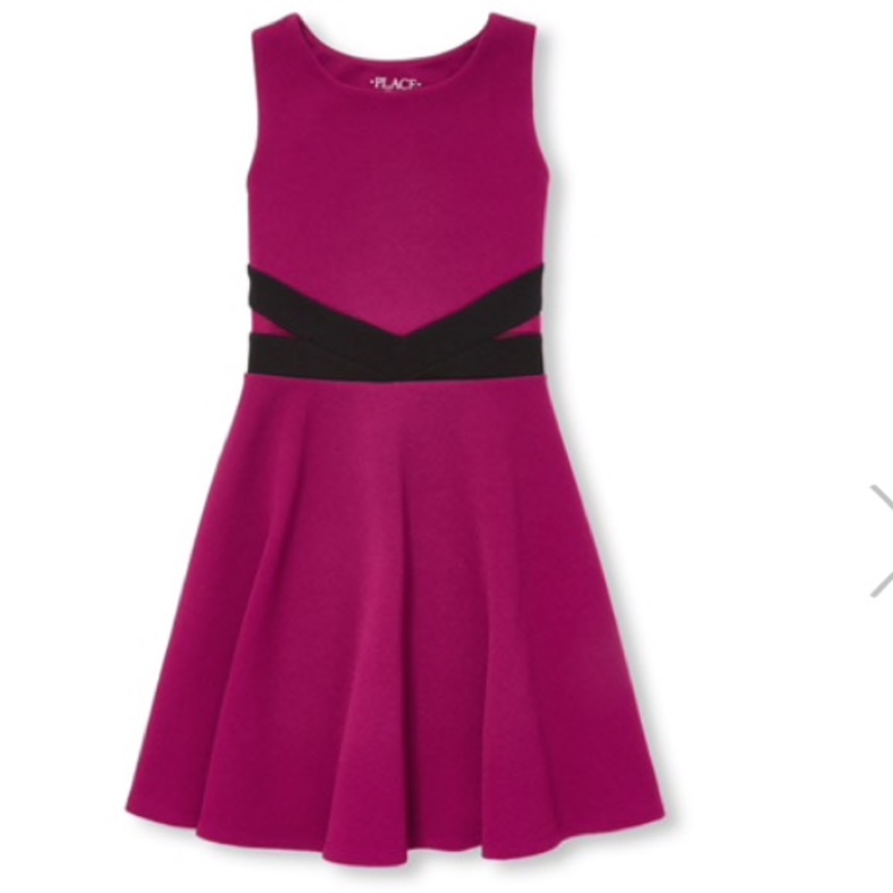 Fucshia Girls Dress - Picture 4 of 5